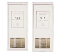 ark future Hotel Collection Reed Diffuser No. 3 Pomegranate - 2 Pack, Premium Fragrance for Home and Office