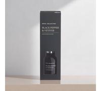 ark future Hotel Collection Scented Reed Diffuser - Long-Lasting Fragrance for Home & Office - Elegant Glass Vessel, Relaxing Aroma for a Soothing Atmosphere | 150mL (Black Pepper & Vetiver)