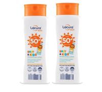 ark future Lacura Baby Sensitive Sunscreen Lotion SPF 50+, 200ml - Water-Resistant & Hypoallergenic (Pack of 2)