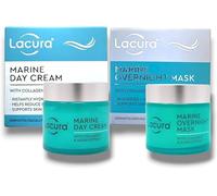 Ark Future Lacura Hydrating Face Moisturiser with Collagen & Algae Extract | Anti-Ageing Skincare for Radiant Skin (2x, Day Cream + Overnight Mask)