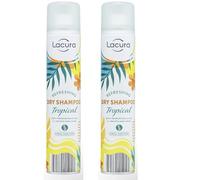 Ark Future Lacura Refreshing Dry Shampoo Spray 200ml Each | All Hair Types | Unisex Hair Care & Styling | Instant Hair Freshening & Volume (Pack of 2 Tropical)