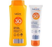 Ark Future Lācurā Sun Moisturising Lotion SPF 30 (200ml) + Sensitive Face Sunscreen SPF 50+ (50ml) Set | UVA 5 Star Protection | Water Resistant | Lightweight & Non-Greasy | Total 250ml
