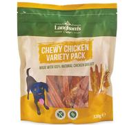 Ark Future Langhams Chewy Treaty Variety Pack Dog Treats - Natural Dog Snacks with 100% Chicken Breast - High Protein, Low Fat - No Wheat, Soya or Artificial Additives (320g, Chicken)