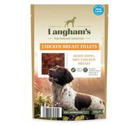 Ark Future Langhams - Dog Treats - 100% Chicken Breast, Rawhide-Free, Low Fat Natural Dog Chews - Vet Approved Healthy Treats for Adult Dogs Pack of 2 (120g, Chicken Breast Fillets)