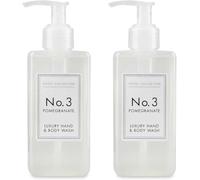 Ark Future Luxury Hand & Body Wash No. 3 Pomegranate Twin Pack - 2 x 250ml - Hotel-Inspired Hydrating Formula, Fresh Scent, Gift Ready