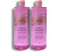 ark future Luxury Spa - Lidl By Deluxe | Rose & Magnolia - Shower Gel, Body Wash, Vegan and Cruelty Free | 500mL Each