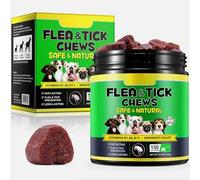 Ark Future Natural Flea & Tick Dog Chews - 150 Soft Peking Duck Flavor Treats - Skin, Coat & Wellness Support - All-Natural Ingredients, Grain-Free, No Artificial Additives (Pack of 1)
