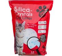 Ark Future PET SHOP Silica Crystal Cat Litter 3.8L - Ultra Absorbent Non-Clumping Cat Litter with Odour Control - Long-Lasting & Low-Tracking Formula
