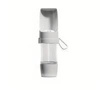 ark future Portable Dog Water Bottle for Travel, Walks & Outdoor Use -BPA-Free Pet Drinking Dispenser with Built-In Trough & Carry Strap - Compact and Lightweight for Hiking - Car Rides (Grey, 20cm)