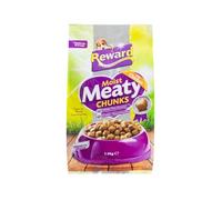 ark future Rewaard Moist Meaty Chunks - Nutritious & Delicious Dog Food with Real Meat - Protein-Packed Meal for Adult Dogs - Enriched with Vitamins & Minerals - 1.5 KG (Chicken)