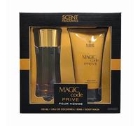 Ark Future Scent Favourites Magic Code Prive Pour Homme Gift Set for Men - Eau de Cologne 100ml & Body Wash 150ml - Masculine Fragrance Set with Citrus, Spicy & Woody Notes