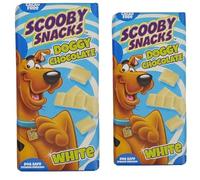 ark future Scooby Doggy Chocolate Dog Treats, Dog-Safe & Vitamin-Enriched, Healthy Snack for Dogs - (2 Pack, White Chocolate)