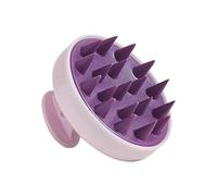 Ark Future Soft Silicone Shampoo Hair Brush | Hair Washing Comb, Skin-Friendly, Silicone Hair Massage Brush | Soft and Comfortable, Exfoliates Scalp Dead Skin (Purple)