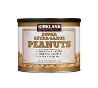 Ark Future Super Extra-Large Roasted & Salted Peanuts - Virginia Variety, Crunchy & Flavorful, 1.13kg Resealable Bag - Healthy Protein Snack for Home, Office & Travel