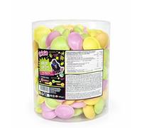 Ark Future Tangy Fruit UFO Candy - Fizzy Sour Wafers, Strawberry, Apple, Lemon & Orange Flavours, Light & Airy Treats,