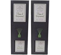 ark future The Luxury Collection London Reed Diffuser Set - Plum & Rosewood, 2 x 100ml, Long-Lasting Aromatherapy Fragrance for Home, Office & Living Room, Elegant Scented Oil Gift Set