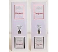 ark future The Luxury Collection London Reed Diffusers 100ml Twin Pack - Elegant Home Fragrance Set for Relaxation and Ambiance (Pomegranate)
