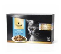 Ark Future Vitacat Variety Wet Cat Food in Jelly - 12 x 85g Pouches - Cod, Tuna, Salmon & White Fish - Complete & Balanced Adult Cat Food Multipack (Fish Selection)