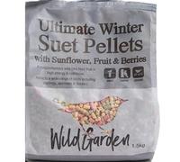 Ark FutureWild Garden Ultimate Winter Suet Pellets for Wild Birds - High Energy Feed with Sunflower, Fruit & Berries - Feeder, Ground & Table Use - 1.5kg Bag