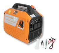 Ark Mat 3500W Portable Inverter Generator Petrol, 4-Stroke 149cc Quiet Power Station, Pure Sine Wave Generator with 6L Fuel Tank, 230V/50Hz, Ideal for Camping, RV, Outdoor, and Home Backup - Orange
