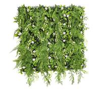 Ark Mat Artificial Plant Flower Living Wall Panels Realistic - Evervine - Indoor / Outdoor - 1M X 1M - Home, Garden, Office