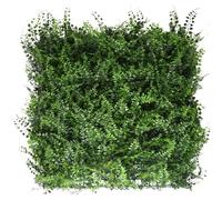 Ark Mat Artificial Plant Flower Living Wall Panels Realistic Indoor/Outdoor Garden 1 Piece 50 cm x 50 cm Home, Office, Cafe, Shop, Salon, Wedding (Fern)