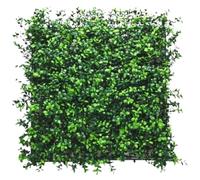 Ark Mat Artificial Plant Flower Living Wall Panels Realistic Indoor/Outdoor Garden 50CM X 50CM Home, Office, Cafe, Shop, Salon, Wedding (Boxwood)