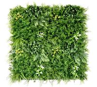 Ark Mat Beacon Fern Artificial Plant Wall Panel 1x1m - Indoor & Outdoor in Green Ark Mat Green