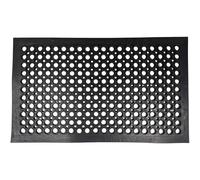 Ark Mat Heavy Duty Rubber Door Mat Non-Slip Wheelchair Friendly - 1.5m x 0.9m in Black | Size: 150 cm x 90 cm Ark Mat Black 150 cm x 90 cm