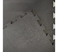 Ark Mat Interlocking Rubber Gym Mats 1M X 1M, Heavy Duty Easy Clean Floor Tile, Black, 20mm