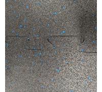 Ark Mat Interlocking Rubber Gym Mats 1M X 1M, Heavy Duty Easy Clean Floor Tile, Blue, 20mm
