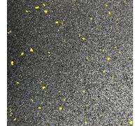 Ark Mat Interlocking Rubber Gym Mats 1M X 1M, Heavy Duty Easy Clean Floor Tile, Yellow, 10mm