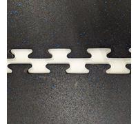 Ark Mat Interlocking Rubber Gym Mats 1M X 1M - Non-Slip, Impact-Resistant, Easy-Clean Tiles For Home Or Commercial Use - Blue - 10mm