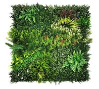 Ark Mat Lush Lonsdale Artificial Plant Wall Panel 1x1m - Indoor & Outdoor in Green Ark Mat Green