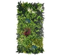 Artificial Plant Flower Living Wall Panels Realistic Indoor/Outdoor Garden 50CMX100CM Home, Office, Cafe,Shop, Salon, Wedding (Lushspire)