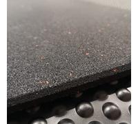 Ark Mat Rubber Crumb Gym Floor Tile, Terracotta Fleck, Impact Resistant, Non-Slip, 1m x 1m, 10 cm Thick