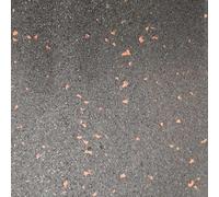 Ark Mat Rubber Crumb Gym Floor Tiles - 10mm - 1M X 1M - Orange Fleck - Heavy Duty Non Slip Rubber Mat