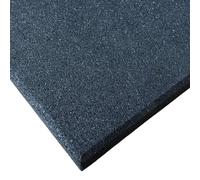 Ark Mat Rubber Crumb Gym Floor Tiles - 1m x 1m - 25mm - Black | Size: 25 Ark Mat Black 25