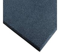 Ark Mat Rubber Crumb Gym Floor Tiles - 1m x 1m - 30mm -Black in Black | Size: 30 Ark Mat Black 30
