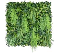 Artificial Plant Flower Living Wall Panels Realistic Indoor/Outdoor Garden 100cm x 100cm Home, Office, Cafe, Shop, Salon, Wedding (Vinewell)