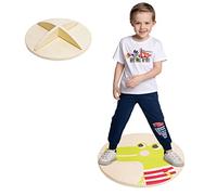 Ark miido Wooden Balance Board for Kids Rocking Seesaw Sensory Training Rocking Board Training Equipment for Indoor & Outdoor Play