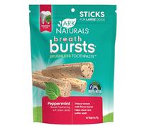Ark Naturals Breath Bursts Brushless Toothpaste, Dog Dental Sticks for Large Breeds, Unique Texture Helps Clean Teeth & Freshen Breath, Peppermint, 6 oz, 1 Pack