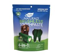 Ark Naturals Breath-Less Chewable Brushless-ToothPaste Medium To Large 18 Ounce