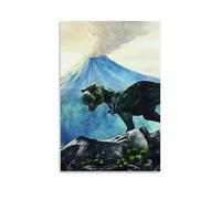 ARK Survival Evolved Canvas Poster Art Decoration Wall Poster Decoration Interior Poster Printing Decoration Bar Restaurant Decoration Aesthetics Poster Living Room Poster08x12inch(20x30cm) Unframe-st