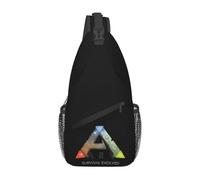 Ark Survival Evolved Chest Bag Men Sling Crossbody Backpack Chest Bag Travel Hiking Daypack Shoulder Bag