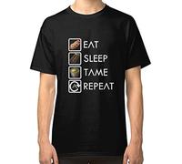 Ark Survival Evolved - Eat, Sleep, Tame, Repeat Men's Black T-Shirt