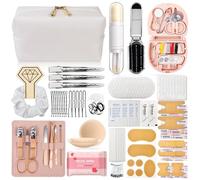 ARK Survivor Women's Wedding Emergency Kit 39 Essential Items for Brides Team Bride All in One Travel Kit Personal Care Women's Travel Set (Royal White)