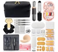 ARK Survivor Women's Wedding Emergency Kit 39 Essential Items for Brides Team Bride All in One Travel Kit Personal Care Women's Travel Set (Nightshade Black)