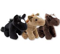 Ark Toys Soft Toy Horse Plush 13cm - 3 Colours, 1 Sent At Random