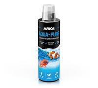 ARKA Aquarium water clarifier Aqua-Pure 473 ml - clears cloudy water & removes particles - 100% biological with filter bacteria - plant safe - for freshwater & marine tanks - for healthy water